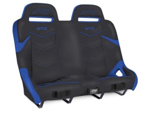 Polaris RZR XP4 1000 Suspension Bench Seat - Rear - PRP Seats - GT3 - Blue - `14-`22